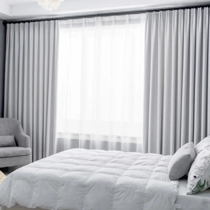 Modern Blackout Curtains For Living Room Window Thick Curtain For Bedroom Cloth Fabrics Ready Made Finished Drapes Blinds Custom
