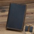 New Slim Genuine Leather Men's Card Holder Wallet Male Thin Mini ID Credit Cards Holders Small Cardholder Simple Purse for Men. 