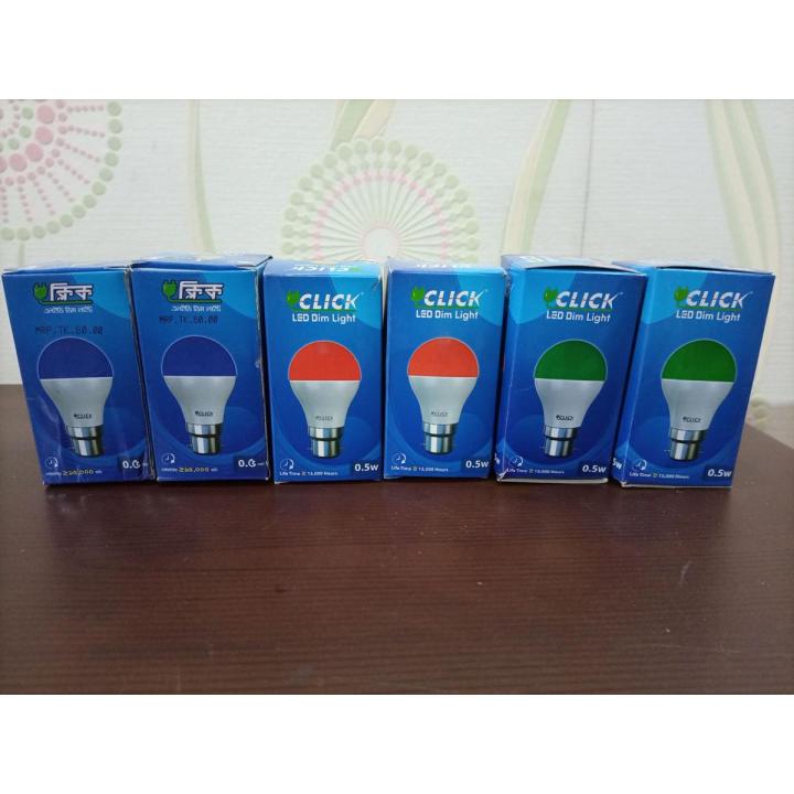 Click LED Dim Light 0.5W Pin B22 | Daraz.com.bd