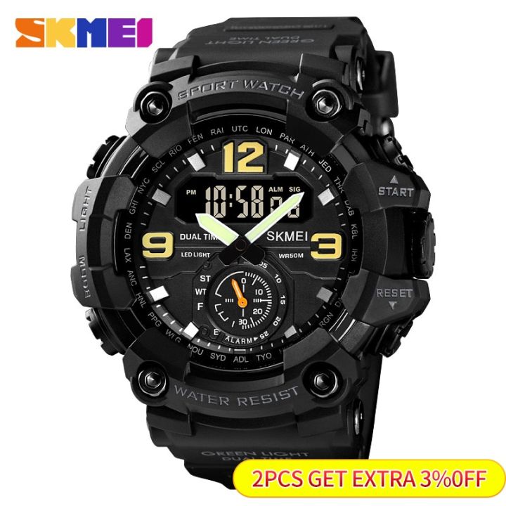 SKMEI%20Shockproof%20Digital%20Men%20Watch%20Dual%20Movement%203%20Time%20Sport%20Wristwatch%20Mens%20Waterproof%20Electronic%20Watches%201637%20-%20Image%204