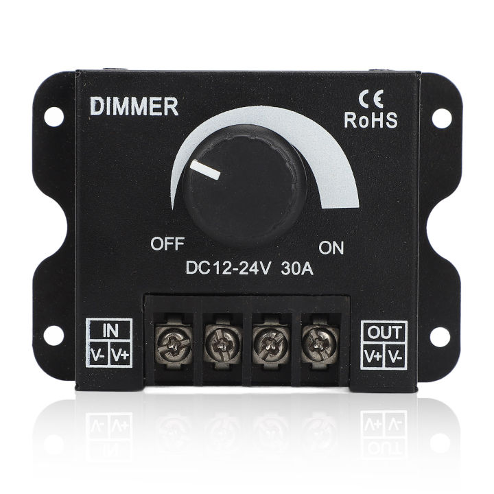 LED Dimmer Single Channel Stepless Dimming Excellent Heat Dissipation LED Lig US