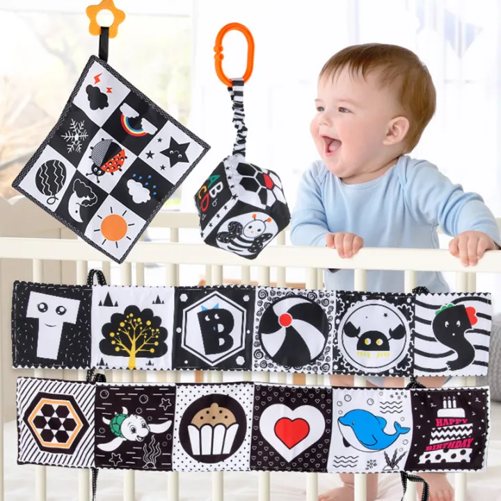 Black%20and%20White%20High%20Contrast%20Soft%20Cloth%20Book%20Baby%20Newborn%20Sensory%20Toys%20-%20Image%202