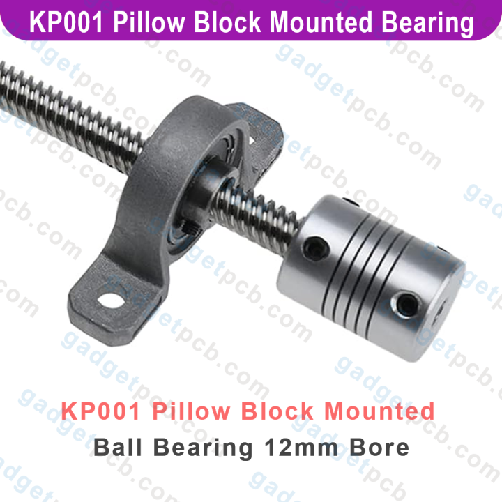 Zinc%20Alloy%20KP001%20P001%20Pillow%20Block%20Mounted%20Ball%20Bearing%2012mm%20Bore%20Diameter%20For%20CNC%20Machine%203D%20Printer%20All%20Kinds%20Of%20Electronics%20Projects%20-%20Image%206