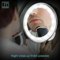 Rotation 10X LED Makeup Night Light Foldable Magnifying Tool Vanity Mirrors With LED Lights Travel Home Dressing Table Accessori.