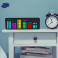 Led Music Spectrum Rhythm Display Rgb Clock Voice Car Audio Level Indicator Vu Meter Atmosphere Lamp. 