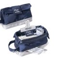 Planwith Double-layer Storage Pencil Case Ins High-value Large-capacity Niche Stationery Bag for all Students.