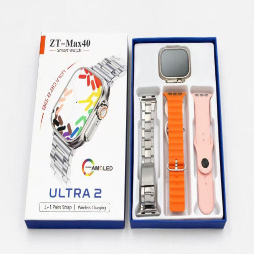 ZT-Max40 Smart Watch 2.0 ULTRA Wireless Charging Step Counter Smart Watch