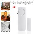 2X Door and Window Anti-Theft Alarm Door and Window Alarm Window Anti-Theft Alarm Door Magnetic Alarm Glass Reed Switch.