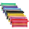 A6 Zipper Mesh Pouch, Colorful Pencil Pen Bag Document Bag Storage Pouch for Travel Makeup, Offices Supplies, Travel Accessories (14 Pieces)(null).. 
