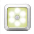 Removable LED PIR Cabinet Light Dimmable Motion Sensor Auto-sensing Night Light Stair Closet Wall Lamp Battery Powered Room Lights Decoration Bedroom Home Decor.