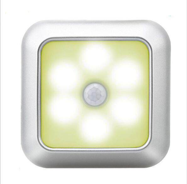 Removable LED PIR Cabinet Light Dimmable Motion Sensor Auto-sensing Night Light Stair Closet Wall Lamp Battery Powered Room Lights Decoration Bedroom Home Decor