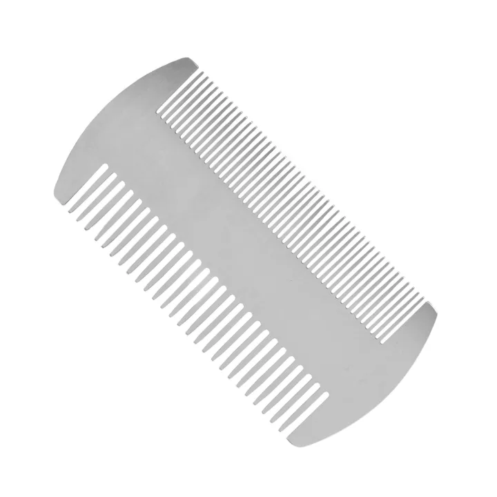 2X%20Dual%20Action%20Stainless%20Steel%20Credit%20Card%20Size%20Comb%20Wallet%20Comb%20Pocket%20Comb%20Anti-Static%20Hair%20Comb%20for%20Man%20-%20Image%202