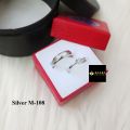 Valentine Couple Rings for Women and Men with Box - 2 Pieces (Grade-1 Quality) (Imported) - Rings - Ring - Ring for Women and Men.