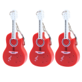Red Violin Key Pendant, Keychain Pendant Accessories Led Light Keychain Violin Keychain Can.