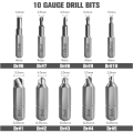 33 Pieces Damaged Screw Extractor Kit & Screwdriver Bits Set Easy Out Stripped Screw Bolt Extractor Set. 