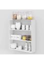 RWC Kitchen Shelf 3 Tier Multipurpose Wooden Wall Mounted Kitchen Wall Shelf/Kitchen Storage Shelf/Bathroom Wall Stand 24x24". 