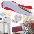 Poweka Hand Sewing Machine Mini Portable Electric Sewing Machine for Beginners and Adults Fast Sewing Suitable for Clothing, Fabrics, Travel Home. 