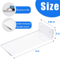 12 Pack Floating Shoe Display,Shelves Wall Mount Levitating Shoe Display Stand for Sneaker Collection or Shoes Box. 