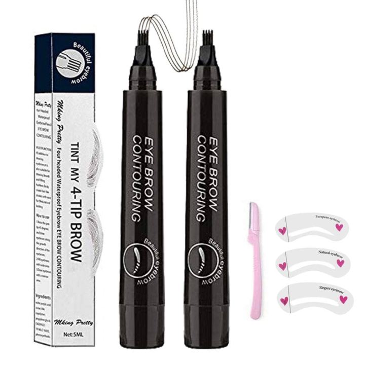 TINT%20MY%204-TIP%20BROW%20Liquid%20Eyebrow%20Pencil%20Waterproof%20-#05%20Black%20-%20Image%203