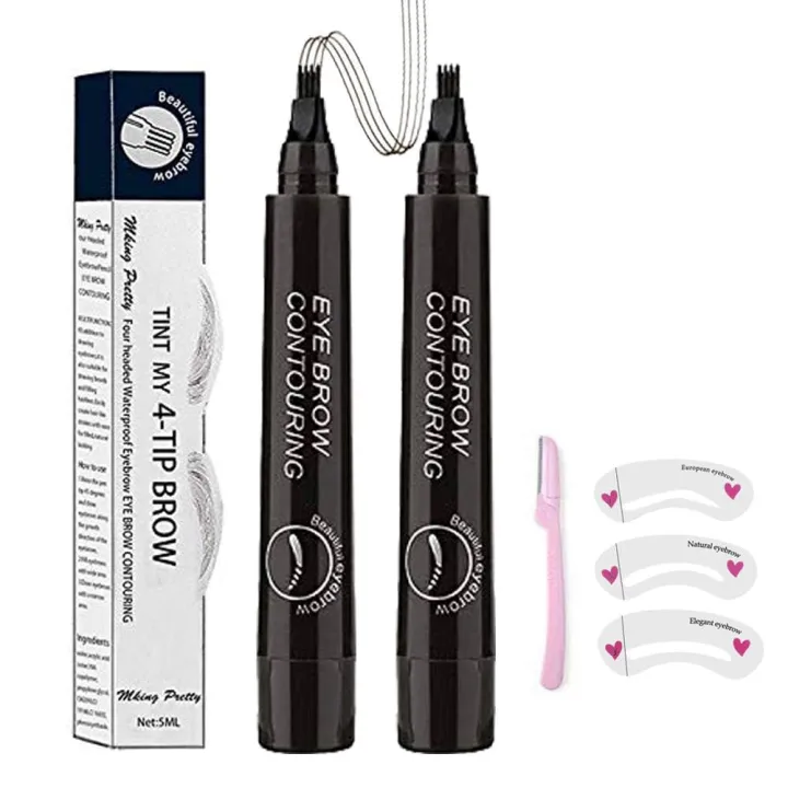 TINT%20MY%204-TIP%20BROW%20Liquid%20Eyebrow%20Pencil%20Waterproof%20-#05%20Black%20-%20Image%203