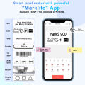 Marklife P15 Mini Thermal Self-adhesive Labels Printer Mini Portable Printer For Mobile Sticker Pocket Label Maker Printer.