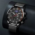 2023 Luxury Brand Fashion Mens Watches Men Business Stainless Steel Mesh Belt Quartz Wrist Watch Man Sports Casual Leather Watch.