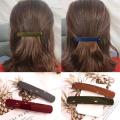 Temperament Morandi Color Spring Hair Clip Women Girls Simple Hairpin Korean Colorful Matte Barrette Hair Styling Accessories. 
