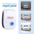 6 Pack Ultrasonic Pest Repeller Electronic Plug in Rodent Mouse Roach Bug Insect Repellent Indoor Home Kitchen,US Plug.