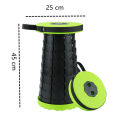 Stylish Addition - Outdoor Retractable Stool Portable Folding Camping Chair Adjustable Height Plastic Fishing Chair - Sustainable Choice. 