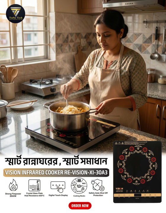 Vision Infrared Cooker RE-VISION-XI-30A3 | Daraz.com.bd