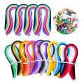 180 Strips Paper Quilling Strips Set, 36 Colors,54cm Length,3/5/7/10mm Width. 