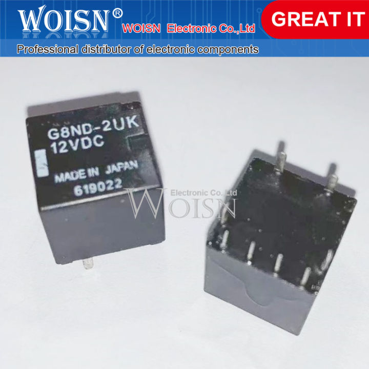 5pcs G8ND-2UK-12VDC = G8ND-2S 12VDC Car Computer Board Relay
