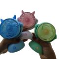 Mini Portable Fan Handheld Electric Fan Outdoor Travel Camping Air Cooler Handheld Small Pocket Fan Lithium rechargeable mini table fan with LED light.