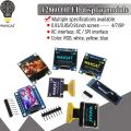 White Yellow Blue color 4Pin 7Pin128X64 OLED LCD LED TFT Display Module For Arduino 0.91 0.95 0.96 I2C IIC Serial new original. 