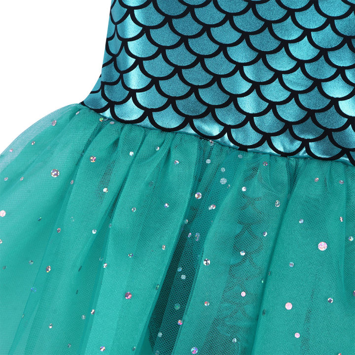 FEESHOW%20Glitter%20Mermaid%20Gymnastics%20Dress%20for%20Toddler%20Girl%20Dresses%20Ballet%20Dance%20Costumes%20Gym%20Leotard%20Kids%20Teen%20Ballerina%20Dress%20MuXiaRe%20-%20Image%205