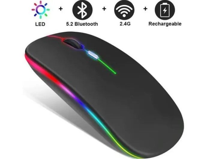 Rechargeable%20Wireless%20Mouse%20RGB%20Waterproof%20Optical%20Mouse,%20For%20Pc%20and%20Laptop%20Gamer%20Dual%20Model%202.4GHz%20Mouse%20-%20Image%202