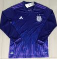Argentina World Cup Away Jersey Full Sleeves Thai Premium Quality Football Jersey 2022.