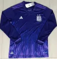 Argentina World Cup Away Jersey Full Sleeves Thai Premium Quality Football Jersey 2022. 