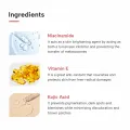 DERMATOUCH Bright & Even Tone Face Wash with Niacinamide, Vitamin E and Kojic Acid | Daily Gentle Face Cleanser For Tan, Pigmentation, Uneven Tone, Dark Spot Removal - 70G. 