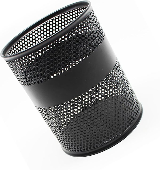 "Black%20Metal%20Mesh%20Round%20Pen%20Holder%20-%20Multifunctional%20Desk%20Organizer,%20Durable%20&%20Fireproof,%20High-Temperature%20Resistant,%20Coated%20Finish,%209.5%20x%208.5%20cm,%20Ideal%20for%20Office%20&%20Home,%201%20Piece"%20-%20Image%202