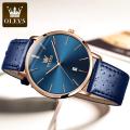 Celebrity endorsement of Olysys brand hot selling thin waterproof couple quartz watch, men's watch. 