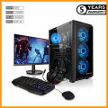 Intel Core I7 Ram 8Gb Hdd 500Gb Ssd 120Gb Graphics 4Gb | Internal + External | Gaming Pc 64 Bit - 19 Inch Monitor - Gaming Full Set New Desktop Computer. 