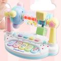Baby Rattle Toy Cartoon Pattern Recognition Ability Safe Toddlers Musical Instrument Toy for Early Learning. 