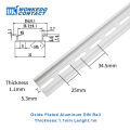 DIN Rail NS35/7.5 Steel/Aluminum Thickness 1mm/1.5mm NS 35-S/relaxAL Mounting Terminal Block Installation Electrical Cabinet C45.