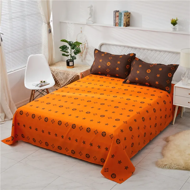 (sheet+pillowcase)3pcs%20set%20Bed%20Sheet%20with%20pillowcase%20Double/King%20Size%20Bed%20Sheet%20Solid%20Color%20Flat%20Sheet%20Sets%20-%20Image%202