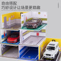 Adaptation 1:32 Car Model Parking Lot Decoration Car Model Display Scene PVC Simulation Base Children's Gift Batch. 