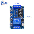 LED Display Automation Cycle Delay Timer Control Off Switch Delay Time Relay (6V 9V 12V 24V) XY-J02 DC 6~30V Support Micro USB 5V. 