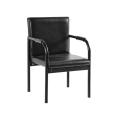 MS VISITOR CHAIR - BLACK.