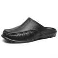2023 Men Shoes EVA Slip on Flats Shoes Men's Slippers Men Walking Half Slipper Comfortable Soft Household Sandals.