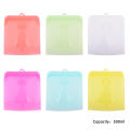Semi Transparent Self-Sealed Silicone Kitchen Fridge Food Storage Bag Organizer. 